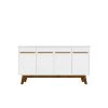 Manhattan Comfort Yonkers 62.99 Sideboard, White -Kitchen & Dining Furniture Sales Store Manhattan20Comfort 232BMC6xxA