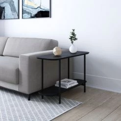 Manhattan Comfort Celine 35.43 Sideboard with 2 Shelves in Black -Kitchen & Dining Furniture Sales Store Manhattan20Comfort 256551xxBxxb0becc