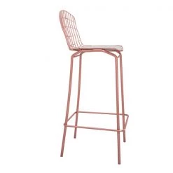 Manhattan Comfort Madeline Barstool, Rose Pink Gold and White, PK2 -Kitchen & Dining Furniture Sales Store Manhattan20Comfort 2xx198AMC6xxE