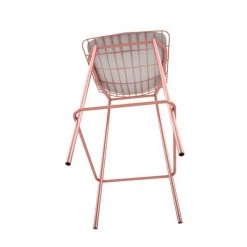 Manhattan Comfort Madeline Barstool, Rose Pink Gold and White, PK2 -Kitchen & Dining Furniture Sales Store Manhattan20Comfort 2xx198AMC6xxG