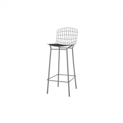 Manhattan Comfort Madeline Barstool, Charcoal Grey and Black, PK2 -Kitchen & Dining Furniture Sales Store Manhattan20Comfort 2xx198AMC7xxD
