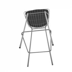 Manhattan Comfort Madeline Barstool, Charcoal Grey and Black, PK2 -Kitchen & Dining Furniture Sales Store Manhattan20Comfort 2xx198AMC7xxI