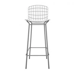 Manhattan Comfort Madeline Barstool, Charcoal Grey and White, PK2 -Kitchen & Dining Furniture Sales Store Manhattan20Comfort 2xx198AMC8xxI