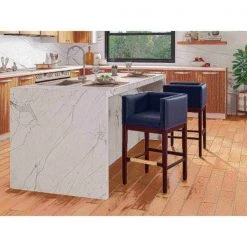 Manhattan Comfort Kingsley Barstool in Black and Dark Walnut (Set of 2) -Kitchen & Dining Furniture Sales Store Manhattan20Comfort 2xxBS012xxBKxxBxxa1eb90