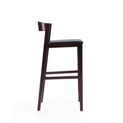 Manhattan Comfort Klismos Barstool in Black and Dark Walnut (Set of 2) -Kitchen & Dining Furniture Sales Store Manhattan20Comfort 2xxBS014xxBKxxGxx6acadb