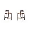 Manhattan Comfort Klismos Counter Stool in Camel and Dark Walnut (Set of 2) -Kitchen & Dining Furniture Sales Store Manhattan20Comfort 2xxCS007xxCLxxAxx7b9e93
