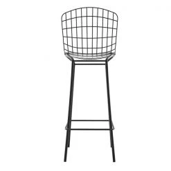 Manhattan Comfort Madeline Barstool, Black, PK3 -Kitchen & Dining Furniture Sales Store Manhattan20Comfort 3xx198AMC3xxH