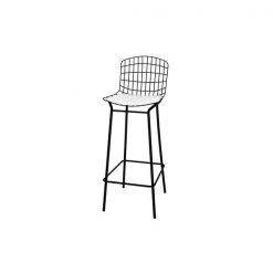 Manhattan Comfort Madeline Barstool, Black and White, PK3 -Kitchen & Dining Furniture Sales Store Manhattan20Comfort 3xx198AMC4xxD