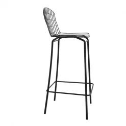Manhattan Comfort Madeline Barstool, Black and White, PK3 -Kitchen & Dining Furniture Sales Store Manhattan20Comfort 3xx198AMC4xxE