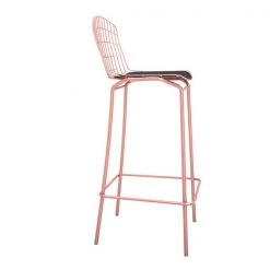 Manhattan Comfort Madeline Barstool, Rose Pink Gold and Black, PK3 -Kitchen & Dining Furniture Sales Store Manhattan20Comfort 3xx198AMC5xxE
