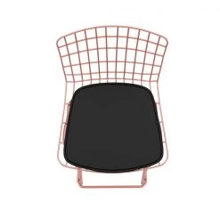 Manhattan Comfort Madeline Barstool, Rose Pink Gold and Black, PK3 -Kitchen & Dining Furniture Sales Store Manhattan20Comfort 3xx198AMC5xxI