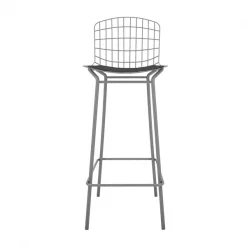 Manhattan Comfort Madeline Barstool, Charcoal Grey and Black, PK3 -Kitchen & Dining Furniture Sales Store Manhattan20Comfort 3xx198AMC7xxH