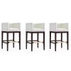 Manhattan Comfort Kingsley Barstool in Ivory and Dark Walnut (Set of 3) -Kitchen & Dining Furniture Sales Store Manhattan20Comfort 3xxBS012xxIVxxAxxb90027