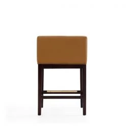 Manhattan Comfort Kingsley Counter Stool in Camel and Dark Walnut (Set of 3) -Kitchen & Dining Furniture Sales Store Manhattan20Comfort 3xxCS005xxCLxxFxx9b6100