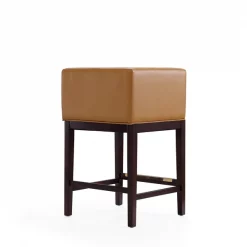 Manhattan Comfort Kingsley Counter Stool in Camel and Dark Walnut (Set of 3) -Kitchen & Dining Furniture Sales Store Manhattan20Comfort 3xxCS005xxCLxxGxxb3d60f