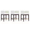 Manhattan Comfort Kingsley Counter Stool in Ivory and Dark Walnut (Set of 3) -Kitchen & Dining Furniture Sales Store Manhattan20Comfort 3xxCS005xxIVxxAxxf2f3ac
