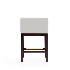 Manhattan Comfort Kingsley Counter Stool in Ivory and Dark Walnut (Set of 3) -Kitchen & Dining Furniture Sales Store Manhattan20Comfort 3xxCS005xxIVxxGxx5f37bd