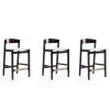 Manhattan Comfort Klismos Counter Stool in Ivory and Dark Walnut (Set of 3) -Kitchen & Dining Furniture Sales Store Manhattan20Comfort 3xxCS007xxIVxxAxx8883ea
