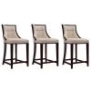 Manhattan Comfort Fifth Ave Counter Stool in Cream and Dark Walnut (Set of 3) -Kitchen & Dining Furniture Sales Store Manhattan20Comfort 3xxCS012xxCRxxAxxcf0e4c
