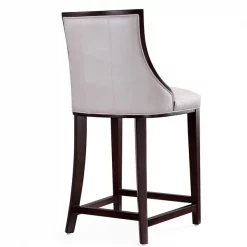 Manhattan Comfort Fifth Ave Counter Stool in Pearl White and Walnut (Set of 3) -Kitchen & Dining Furniture Sales Store Manhattan20Comfort 3xxCS012xxPWxxGxx05bb5f