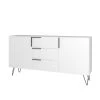 Manhattan Comfort Beekman 62.99 Sideboard with 4 Shelves in White