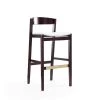 Manhattan Comfort Klismos Barstool in Ivory and Dark Walnut -Kitchen & Dining Furniture Sales Store Manhattan20Comfort BS014xxIVxxAxxee2e98