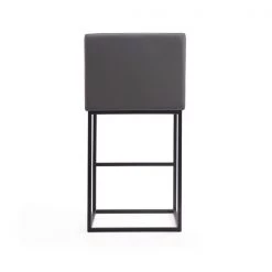 Manhattan Comfort Ambassador Barstool in Grey and Black -Kitchen & Dining Furniture Sales Store Manhattan20Comfort BS017 GY G
