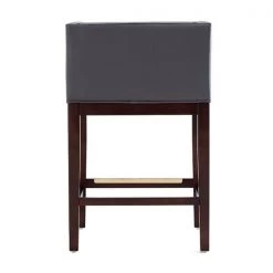 Manhattan Comfort Kingsley Counter Stool in Grey and Dark Walnut -Kitchen & Dining Furniture Sales Store Manhattan20Comfort CS005 GY G
