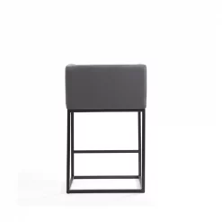 Manhattan Comfort Embassy Counter Stool in Grey and Black -Kitchen & Dining Furniture Sales Store Manhattan20Comfort CS011xxGYxxGxx480ac6
