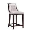 Manhattan Comfort Fifth Ave Counter Stool in Pearl White and Walnut -Kitchen & Dining Furniture Sales Store Manhattan20Comfort CS012xxPWxxAxx68d02b