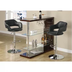 Monarch Specialties Barstool, Black, Chrome Metal Hydraulic Lift -Kitchen & Dining Furniture Sales Store Monarch20Specialities 11a3a06e80b5ed2f7fa50e1c73e794bcxx4096c4