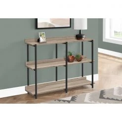 Monarch Specialties Hall Console Accent Table - 48"L / Dark Taupe / Black -Kitchen & Dining Furniture Sales Store Monarch20Specialities Ixx2218xxlifexx310500