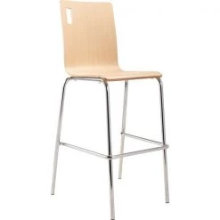 National Public Seating Bushwick Café Stool, Natural
