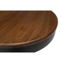 Ofm Adjustable Black Metal Stool with Walnut Seat -Kitchen & Dining Furniture Sales Store OFM20LLC 161 2332 BK WNT 06