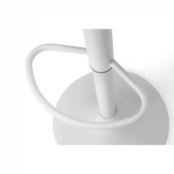 Ofm Adjustable White Metal Stool with Natural Wood -Kitchen & Dining Furniture Sales Store OFM20LLC 161 2332 WHT NT 08