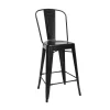 Ofm Black Metal Counter Stool, PK4 1 Ofm Black Metal Counter Stool, PK4 -Kitchen & Dining Furniture Sales Store OFM20LLC 161 26 BK 4 01