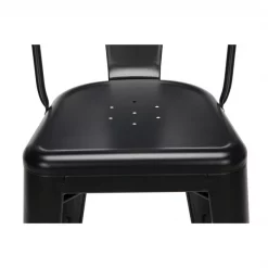 Ofm Black Metal Counter Stool, PK4 -Kitchen & Dining Furniture Sales Store OFM20LLC 161 26 BK 4 09