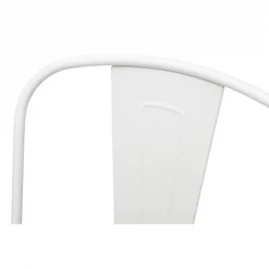 Ofm White Metal Counter Stool Nat Wood Seat, PK4 -Kitchen & Dining Furniture Sales Store OFM20LLC 161 26 WHT NT 4 06