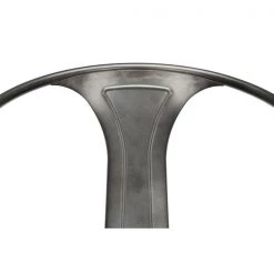 Ofm Gunmetal Counter Stool with Walnut Seat, PK4 -Kitchen & Dining Furniture Sales Store OFM20LLC 161 26A GM WNT 4 07