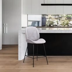 Sego Lily Kinyon Barstools Gray Velvet 2PK -Kitchen & Dining Furniture Sales Store RST20Brands20LLC SLxx2BRSTxxGRYxx1xxmainxx02xx4d09cf