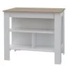Sego Lily Lindon Kitchen Island in White with Oak Top -Kitchen & Dining Furniture Sales Store RST20Brands20LLC SLxxKISLxx1xxmainxx01xx924627