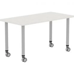 Rectangle Lorell Height-adjustable 48" Rectangular Table, 23.62 W, 48 L, 33.62 H, Laminate Top -Kitchen & Dining Furniture Sales Store S.P.20Richards20Company d5a7aa73c60960d33a9596418539b9abxxc6011b