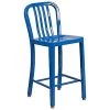 Alston Quality FM2700-24BLU 24 in. Metal Dining Counter Stool; Blue -Kitchen & Dining Furniture Sales Store Unbeatablesale20Inc ASTQT1931xx650xx1f441e