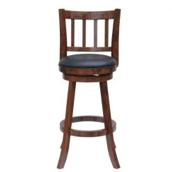 Boraam 60524 24 in. Bloomington Counter Stool; Walnut