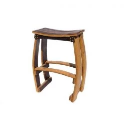Barrel-Art Stool1 Oak Coffee Stool