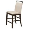 Best Master Furniture WA1811 2 Pcs Counter Height Chairs Catherine Counter-Height Stools; Espresso - Set of 2 -Kitchen & Dining Furniture Sales Store Unbeatablesale20Inc BSTMS1796xx650xx509c46