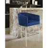 Chic Home FBS9610-US Modern Contemporary Ivah Bar Stool Chair; Navy