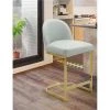 Chic Home FCS9478-US Modern Contemporary Airlie Counter Stool Chair; Silver -Kitchen & Dining Furniture Sales Store Unbeatablesale20Inc CHC6107xx650xx3a0816