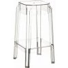 Siesta ISP036-TCL Fox Polycarbonate Counter Stool Clear Transparent - set of 2