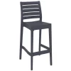 Siesta ISP101-DGR Ares Resin Barstool Dark Gray - set of 2